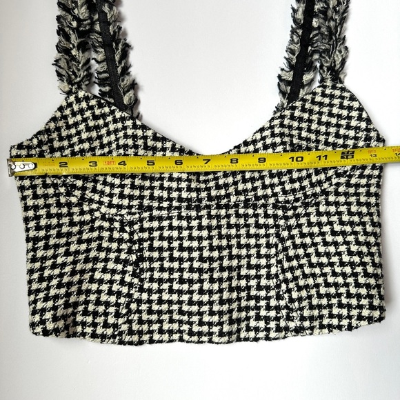 Zara | Monochrome Houndstooth Tank Top | women’s Sz XS| - Picture 5 of 8